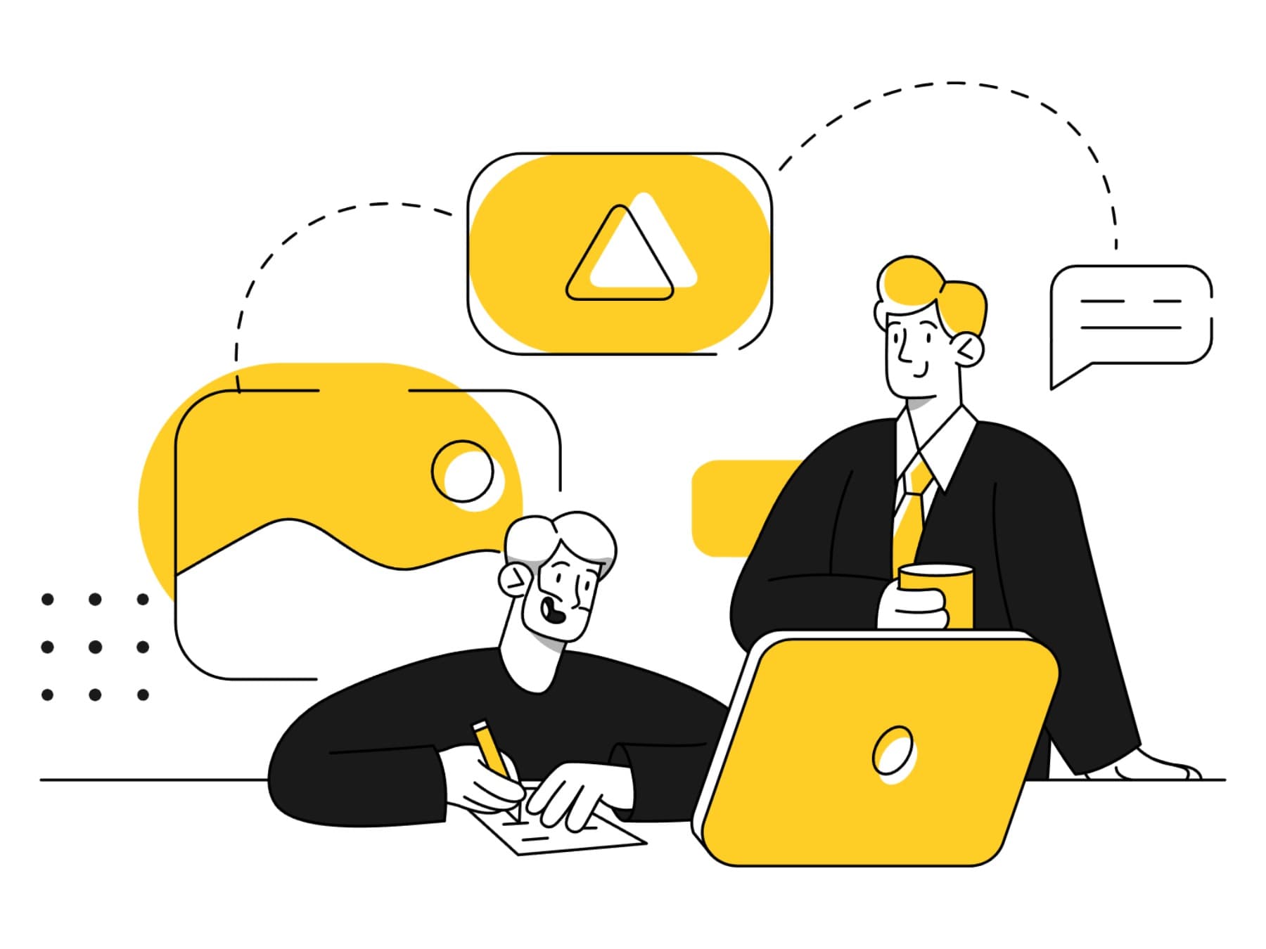 Illustration for digital transformation