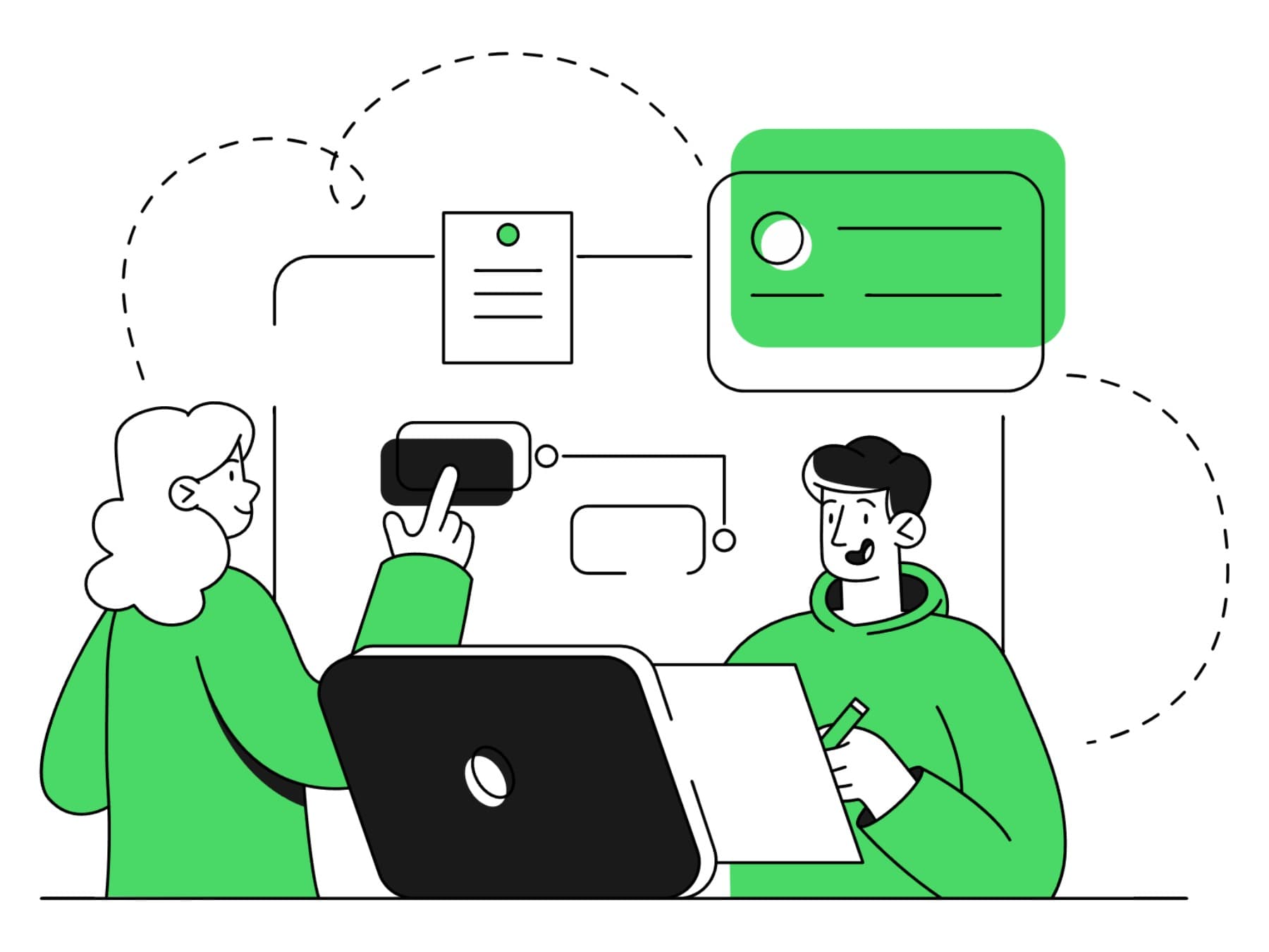 Illustration for strategy and execution