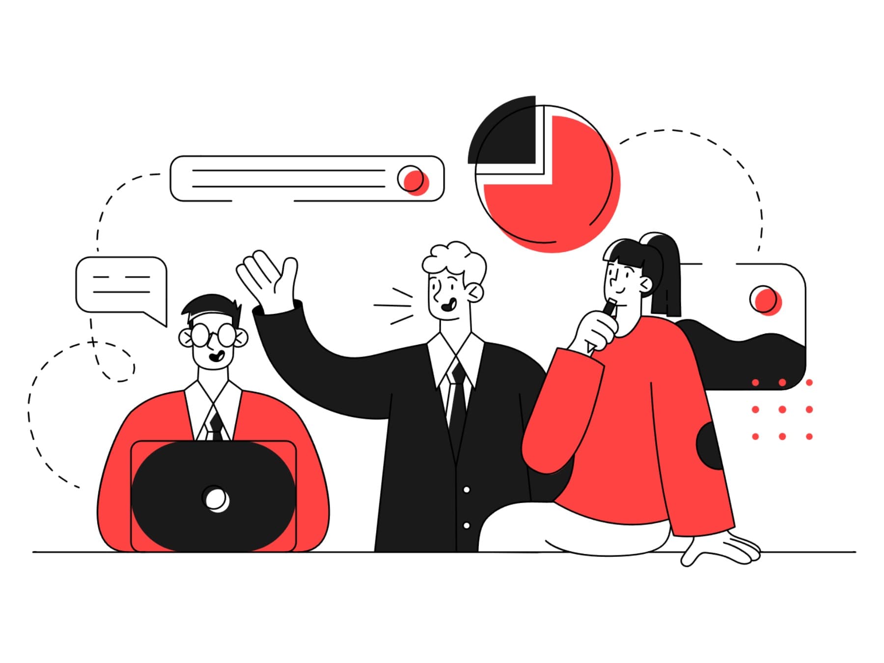 Illustration for launching product/technology hiring