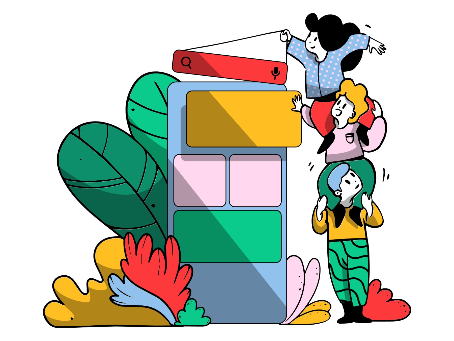 Abstract illustration representing technology and clarity